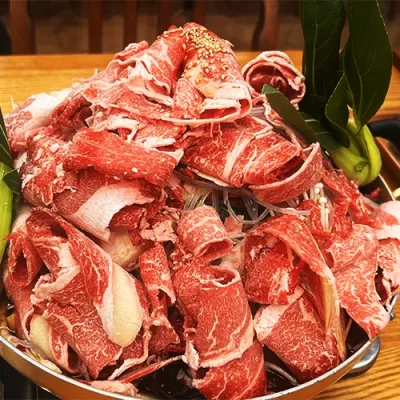 프리미엄 차돌박이 샤브샤브 한상