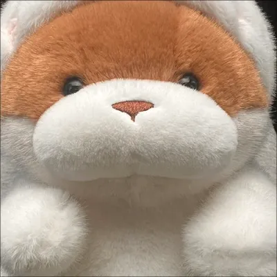 햄스터 후드 모찌 봉제인형 (그레이/오렌지)