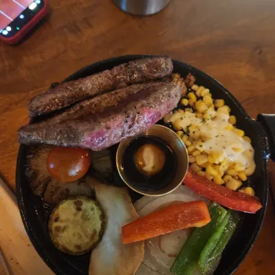 프리미엄 채끝 스테이크 + 콘치즈 세트